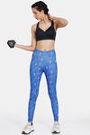 Zelocity Quick Dry Gym Leggings - Lapis Blue — thumbnail 4